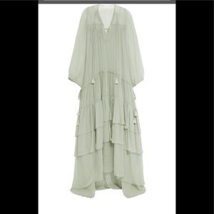 Chloé tiered silk dress. Slip NOT included.
